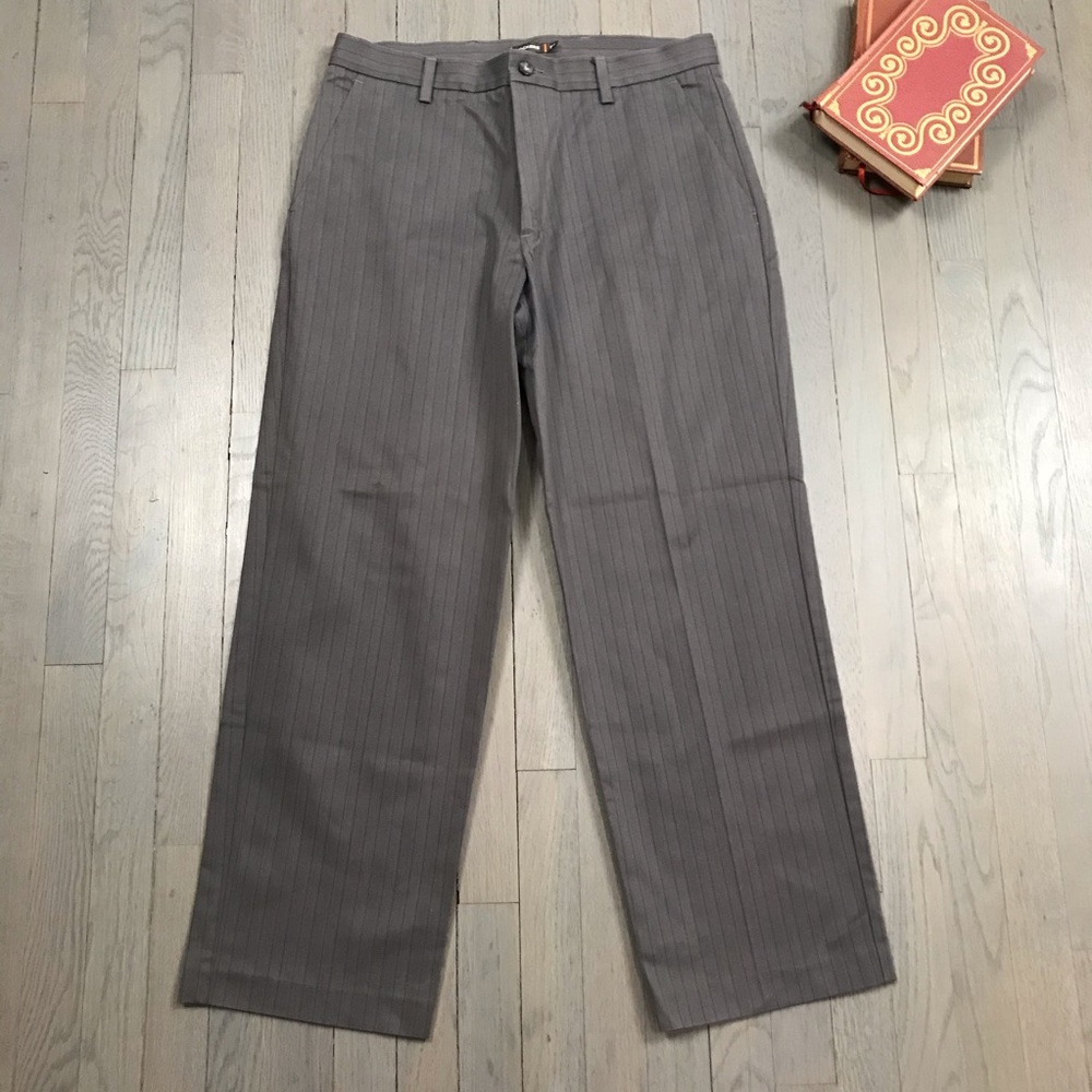 Dockers Gray Pinstripe Men’s Dress Pants